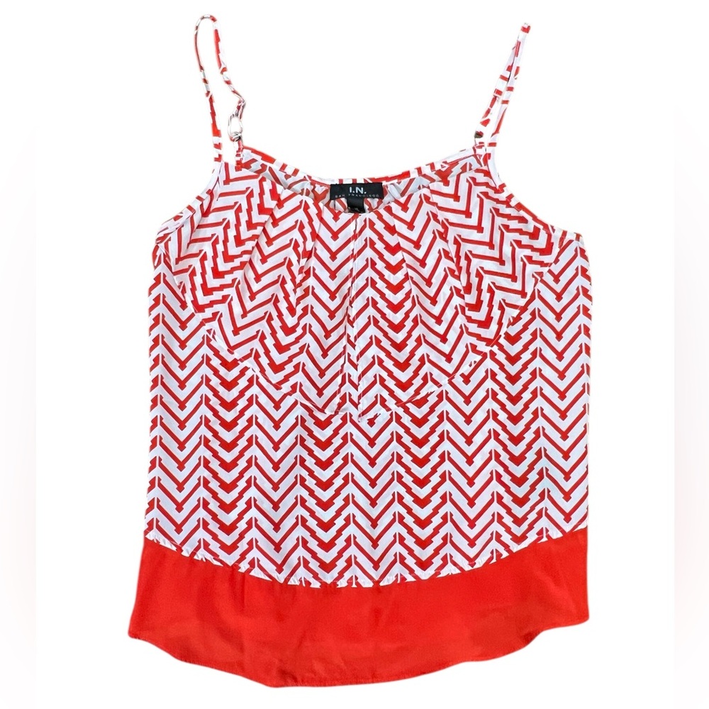 I.N. San Francisco Women’s Striped Sleeveless Blouse